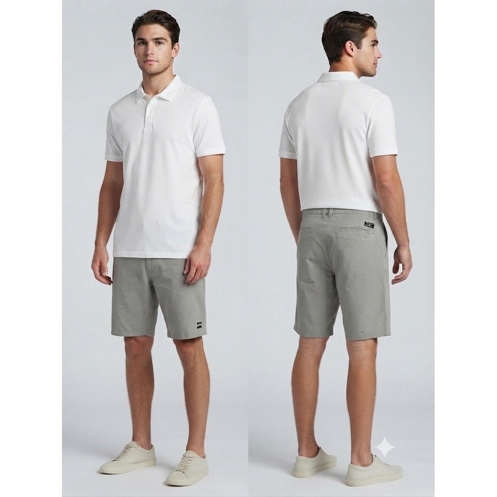 Billabong Men's Gray‎ Stretch Hybrid Shorts Casual Swim Size 36
